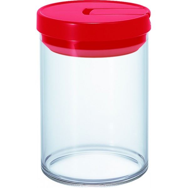 Hario Glass Canister 800ml Red