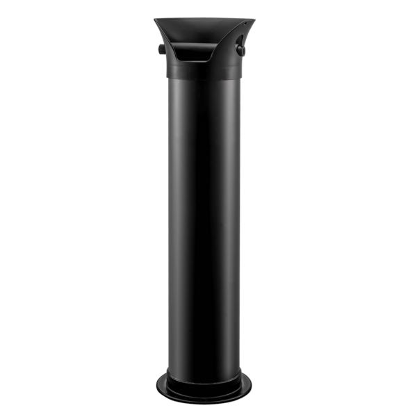 Studio Barista Tall Floor Knockbox Black