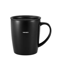 Hario Heat Retention Mug with Lid Black 300ml