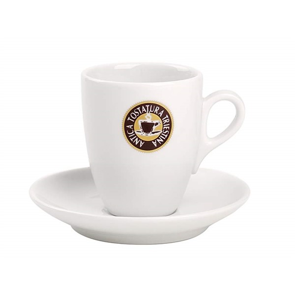 ATT Café Coffee Cup and Saucer Doppio