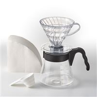 Hario Pour Over Kit V60-02 Black Hario Pour Over Kit V60-02 Black