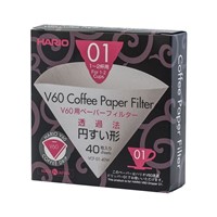 Hario Paper Filters V60-01 Dripper 40 pcs Hario Paper Filters V60-01 Dripper 40 pcs