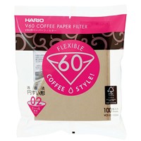 Hario Misarashi brown paper filters V60-02 100 pcs Hario Misarashi brown paper filters V60-02 100 pcs