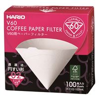 Hario Box Paper Filters V60-02 Dripper 100 pcs