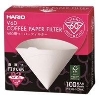 Hario Box Paper Filters V60-02 Dripper 100 pcs Hario Box Paper Filters V60-02 Dripper 100 pcs