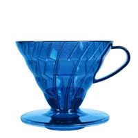 Hario V60-02 Plastic Flamingo Ocean Blue