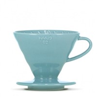 Hario Ceramic Dripper V60-02 Blue + 40 filters