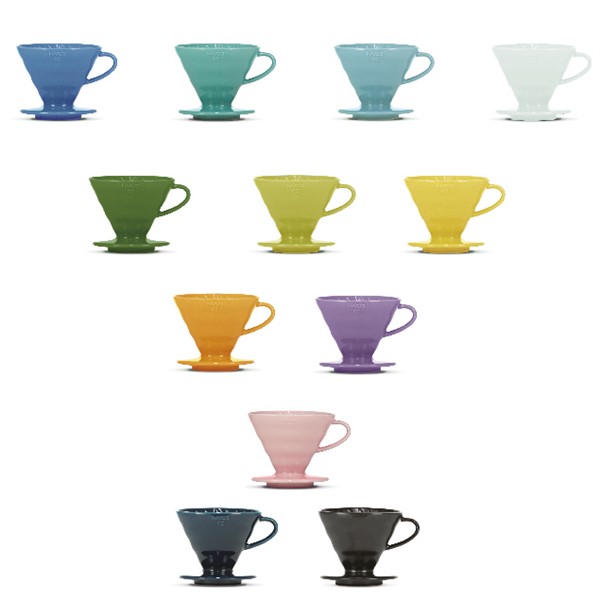 Hario Ceramic Dripper V60-02 Indigo Blue + 40 filters