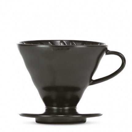 Hario Ceramic Dripper V60-02 Matt Black + 40 filters