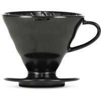 Hario Ceramic Coffee Dripper V60-02 Black