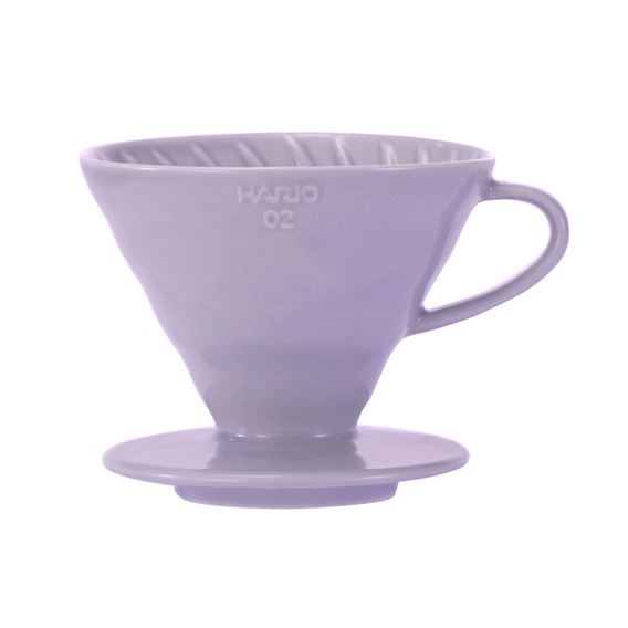 Hario Ceramic Dripper V60-02 Purple Heather + 40 filters