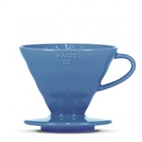 Hario Ceramic Dripper V60-02 Turquoise Blue + 40 filters