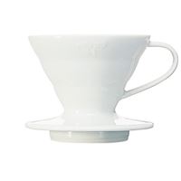Hario Ceramic Coffee Dripper V60-01 White Hario Ceramic Coffee Dripper V60-01 White