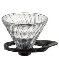 Hario Glass Dripper V60-02 Black NEW Hario Glass Dripper V60-02 Black NEW
