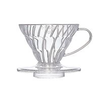 Hario V60-01 Plastic Dripper Transparent Hario V60-01 Plastic Dripper Transparent