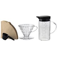 Hario Dripper & Thermo V60 Colour Server Set