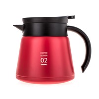 Hario Insulated Stainless Steel Server V60-02 Red - 600ml Hario Insulated Stainless Steel Server V60-02 Red - 600ml