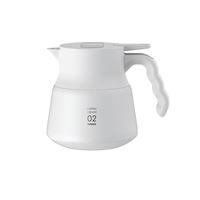 Hario Insulated Stainless Steel Server PLUS White 600ml