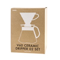 Hario V60-02 Dripper & Pot White